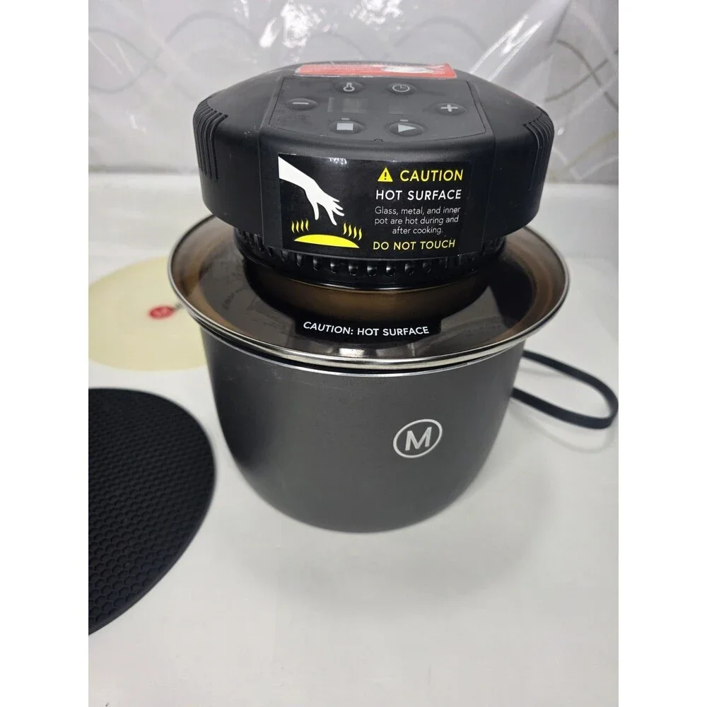 Mealthy CrispLid Electric Pressure Cooker Lid W/ Silicone & 6qt Inner Pot